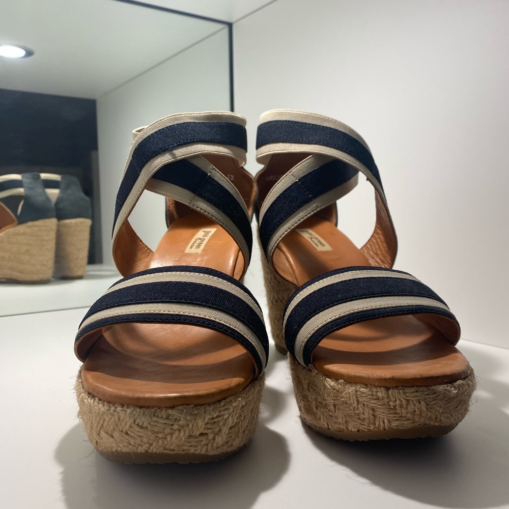 PAUL GREEN Wedge Sandal, Size 7